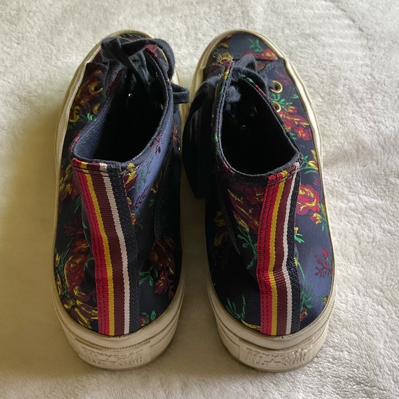 Converse Platform CTAS Lift Ripple Obsidian Navy Floral Sneakers.Size 7 - Picture 7 of 13